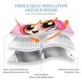 thumbnail image 5 of The Powerpuff Girls Car Sun Shade Windshield Sunshade Aluminum Foil Sun Shield For Uv Protection & Heat Blocking Medium, 5 of 9