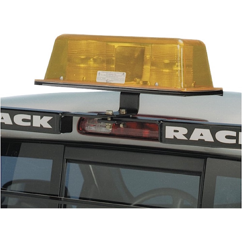 BACKRACK 91002REC LIGHT BRKT, 16X7IN BASE, CENTER MOUNT