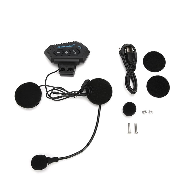 Auriculares para casco de motocicleta Bluetooth 4,1 + EDR CSR8635 auriculares manos libres con reducción de ruido Jadeshay A