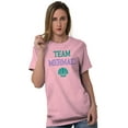 thumbnail image 3 of Team Mermaid Under the Seashell Cute Women's Graphic T Shirt Tees Brisco Brands X, 3 of 6
