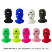 Aellinatey Army Tactical Mask 3 Hole Full Face Mask Ski Mask Winter Cap Balaclava Helmet