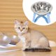 thumbnail image 5 of Comedero elevado para gatos con soporte, moderno, fácil de limpiar, estable, resistente, de acero inoxidable Azul, 5 of 8