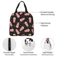 thumbnail image 5 of Lsque Popcorn Pattern Lunch Bag Women/Men Insulated Lunch Box,Small Leakproof Cooler Food Lunch Containers Reusable High Capacity Lunch Tote Bags, 5 of 6