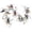 Black-1, variant on TUITOONM 7.2FT Artificial Rose Vine Garland Romantic Valentine's Day Decor with Multicolor Roses for Wall, Mantel & Tabletop