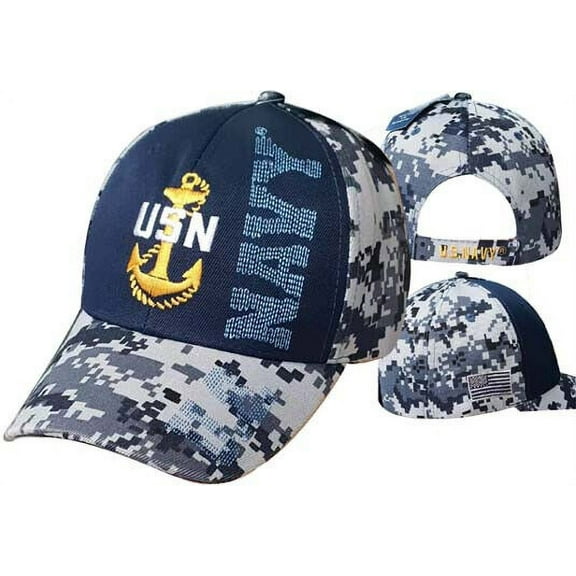 US NAVY ANCHOR UNITED STATES NAVY MILITARY CAP HAT ADJUSTABLE EMBROIDERED