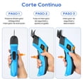 thumbnail image 4 of Kayoosi Tijeras El&eacute;ctricas Inal&aacute;mbricas con 3 Cuchillas de Recambio, Tijeras El&eacute;ctricas Recargables con Interruptor de Seguridad y Caja de Herramientas, para Cortar Te, 4 of 7