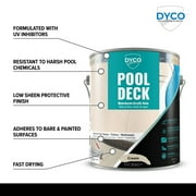 Dyco® POOL DECK™, Cream, 1 Gallon
