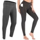 thumbnail image 2 of Pantalones deportivos de yoga para mujer Fitness Leggings para correr de cintura alta de secado rápido (XL y gris oscuro), 2 of 8
