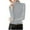 Grey, variant on Womens Blouses Shirts Mock Turtleneck Sheer Mesh Stretch Layering Long Sleeve Bodycon Womens Summer Clothes,White,4XL