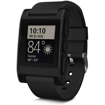 Pebble Smart Watch for iPhone and Android Devices (Black)