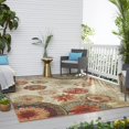thumbnail image 4 of Mohawk Home Alexa Brown 5 ft. x 8 ft. Indoor/Outdoor Transitional Rectangular Area Rug, 4 of 5