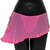 Necessary Objects Sexy Seashell Asymmetrical Skirted Thong, Medium, Pink