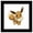 Black Framed Version, variant on Gallery Pops Pokemon - Eevee Wall Art, Unframed Version, 12" x 12"