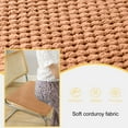 thumbnail image 4 of JeashCHAT D-Shaped Chair Cuhsion for Kitchen Dining Room Chair, Non-Slip Seat Cushion for Office Computer Desk Chair, Chair Pad for Outdoor Patio Furniture, Orange, 4 of 6