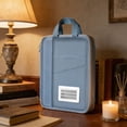 thumbnail image 6 of Guozer Zippered Binder Bag with Handle,Portable File Folder Document Organizer for Classroom Supplies,Blue, 6 of 7