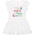 thumbnail image 3 of Inktastic Nana and Poppy Love Me Girls Baby Dress, 3 of 5