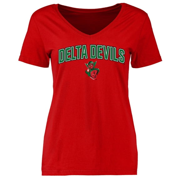 Women's Red Mississippi Valley State Delta Devils Proud Mascot T-Shirt