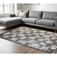 thumbnail image 6 of HomeRoots 571683 8 x 11 ft. Abstract Rectangle Area Rug, Brown & Beige, 6 of 7