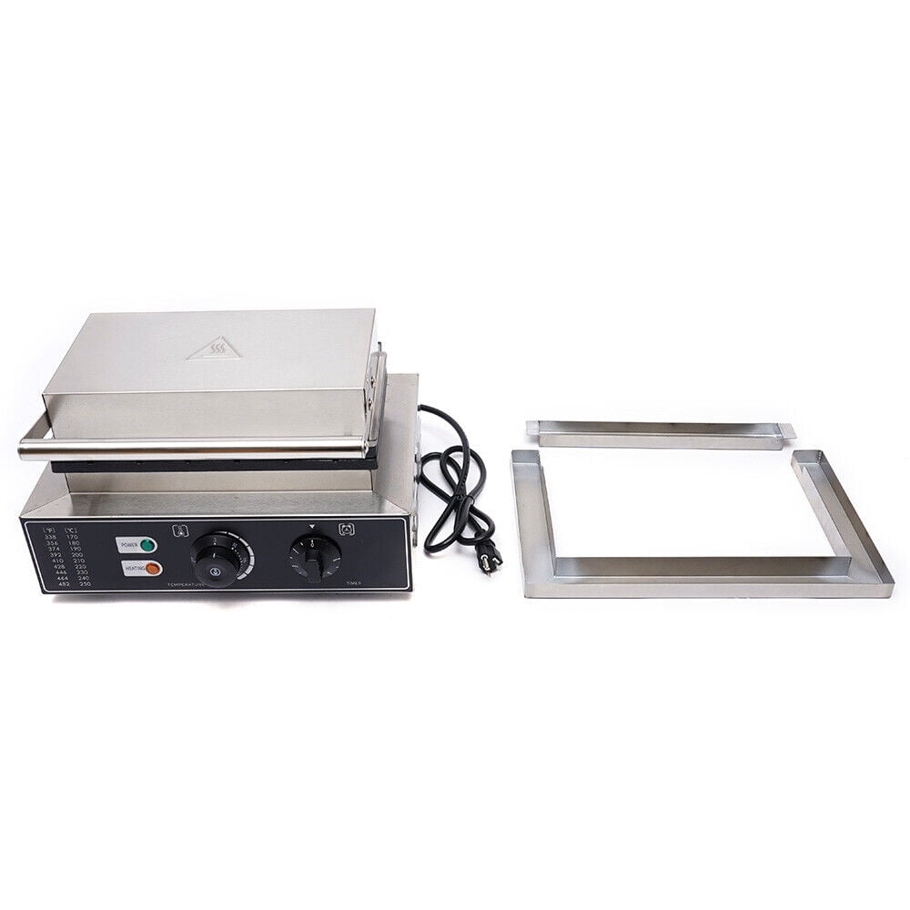 Miumaeov Commercial Electric 6pcs Stick Waffle Maker Machine Muffin Baking Machine Non-stick Time & Temp Control