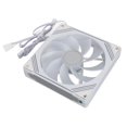 thumbnail image 1 of CPU Fan 140mm ARGB Chassis Fan, 4pin PWM Silent Computer Cooler Fan 650 To 1850RPM, RGB Motherboard Sync Computer PC Cooling Fans, 1 of 8