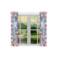 thumbnail image 3 of MYPOP USA Baseball Background Window Curtain Kitchen Curtain 26x39 inches (Two Piece), 3 of 3
