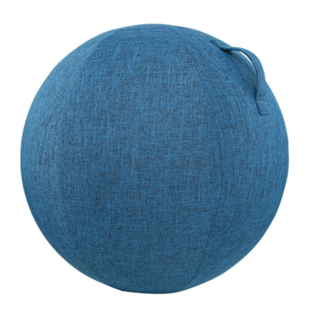 Becaristey Excellent Sweat Permeability Yoga Ball Cover Durable And Anti-scratch Size Dustproof And Waterproof dark blue 65cm