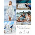 thumbnail image 5 of Coastal Beach Towels Oversized Super Absorbent, Summer Beach Nautical Coral Starfish Lightweight Bath Towel Quick Dry Sets For Bathroom/Pool/Rv Camping/Beach Play/Gym Room/Picnic 23"x47", 5 of 8