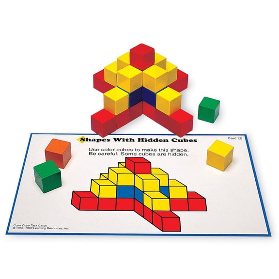 Learning Resources Creative Color Cubes, Math Manipulatives, 100 Piece, Ages 3 