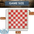 thumbnail image 3 of WE Games Tournament Roll Up Vinyl Chess Board - 20 inches Wood Expressions, Inc., 3 of 6