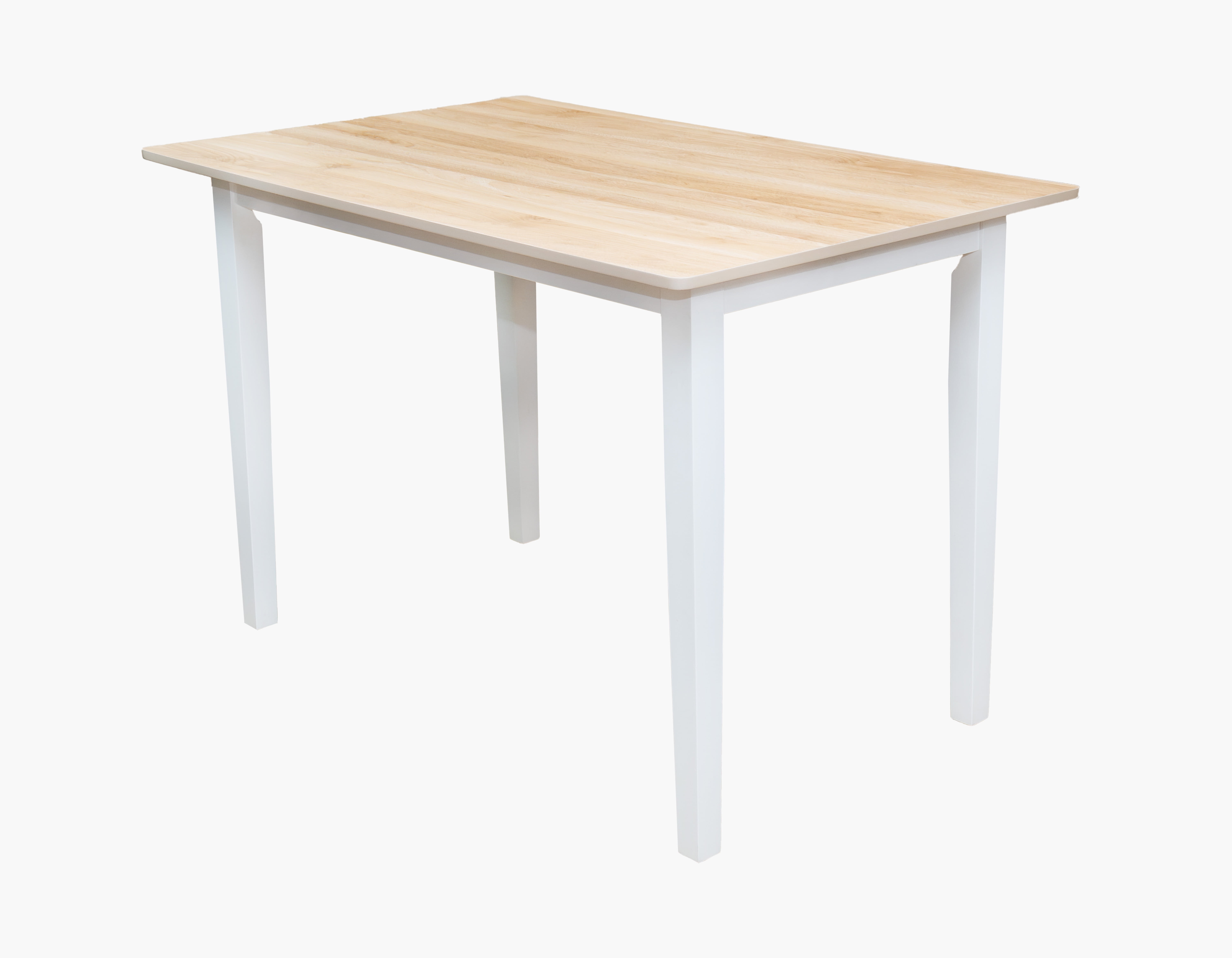 Mainstays Compact 5-Piece Dining Set for Small Spaces, White & Natural