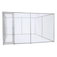 thumbnail image 2 of Lucky Dog 10 x 6 Foot Large Outdoor Galvanized Steel Chain Link Dog Kennel, 2 of 12