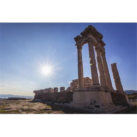 Ruins of The Temple of Trajan The Pergamenes Were Known As The Temple-Keepers of Asia - Pergamon Turkey Poster Print by Reynold Mainse - 38 x 24 - Large