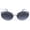 Ruthenium, variant on Metal Frame Dark Grey Gradient Lens Ladies Sunglasses 102S06LB9O6217