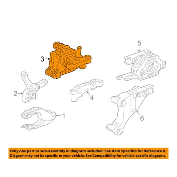 Chevrolet GM OEM 2016 Volt-Engine Motor Mount Torque Strut 22969965