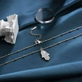 thumbnail image 3 of Hamsa Hand Necklace Hand of Fatima Evil Eye Protection Good Luck Gifts, 3 of 7