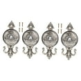 thumbnail image 4 of 2 Pack Curtain Wall Holdbacks Hook Towel Hooks 15x6x5cm Silver, 4 of 8