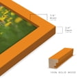 thumbnail image 3 of Modern Real Wood 6x8 inch Picture Frame in Orange, 3 of 8