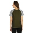 thumbnail image 4 of Inkmeso Womens Raglan Short Sleeve T-Shirt Regular Fit Casual Solid Basic Tee T-Shirts, 4 of 7