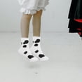 thumbnail image 3 of 2 pares de calcetines delicados de vacas de dibujos animados, calcetines peludos para mujer, calcetines de felpa de tubo, 3 of 7