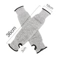 thumbnail image 2 of 1PAIR 5 Level Cut Resistant Arm Sleeves for Work, Arm Protectors for Thin Skin, UPF50+ UV Protection Cooling Gardening Sleeves, 2 of 7