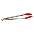 thumbnail image 1 of Silicone Stainless Steel Heat Resistant Food Tongs for Cooking Kitchen, 1 of 7