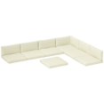 thumbnail image 1 of Outsunny Coussins de Remplacement pour Meubles d'Extérieur Coussin de Siège de Jardin, 1 of 10