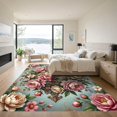 thumbnail image 3 of ODIKA 4'x6' Machine Washable Non-Slip Area Rug, Vintage Blush Pink High Traffic Rug, Pink, 1005330, 3 of 7