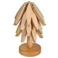 thumbnail image 1 of Wooden Trivets for Hot Dishes Tree Shape Trivet Set Coaster for Teapot Hot Pots, 1 of 4