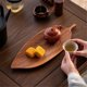 thumbnail image 3 of Dinner Tray, Suitable for Meals, Salads and Bread, Handmade Leaf Tray,Medium Leaf Veins, 3 of 5