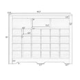 thumbnail image 3 of Shoe Cabinet, 24 Pair Freestanding Shoe Rack Storage Organizer, Modern Shoe Storage Cabinet with Shelves for Hallway Bedroom Closet Entryway (Black), 3 of 9