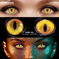 thumbnail image 4 of EYESHARE-lentes de contacto para ojos, lentillas suaves de Color amarillo y azul para Cosplay, maquillaje de Halloween, 2 piezas, nuevo, 4 of 4