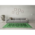 thumbnail image 3 of Ahgly Company Indoor Rectangle Oriental Emerald Green Industrial Area Rugs, 6' x 9', 3 of 4