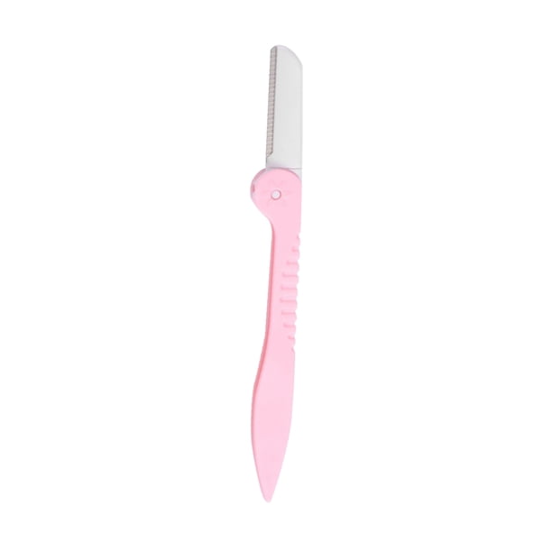 Jumpingount Plantilla para cejas, plantillas para ahorrar tiempo, maquinilla de afeitar marrón para ojos, accesorios de estilismo, recortador de cejas plantillas de cejas rosa ondulado Jumpingount CE011598-02B