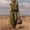 Army Green, variant on Summer Outfits For Women 2 Piece Sets Airport 2 Piece Sets Women Sleeveless Mock Neck Western Style Loose Wide Leg Pants Solid Color Casual 2 Piece Set Army Green L